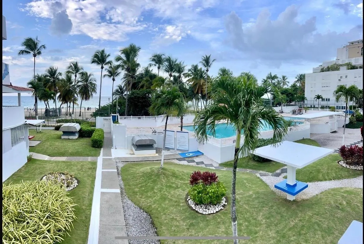 Downtown Isla Verde Beachfront Apartment With Pool And Parking San Juan